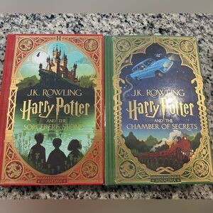 Harry Potter Illustrated Books 1 and 2